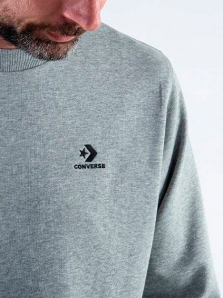 Джемпер Converse EMBROIDERED STAR CHEVRON CREW FT VGH 10020345-035 р. S сірий
