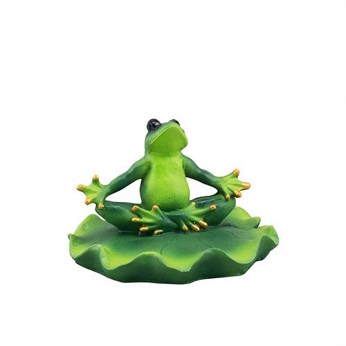Фігура садова Decoline Жаба на листочку