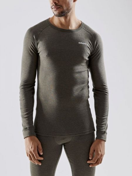 Комплект термобелья Craft CORE WOOL MERINO SET M 1909711-648200 XL темно-оливковый меланж