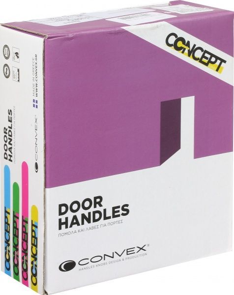 Ручка на розетці Convex 1535 матовий хром