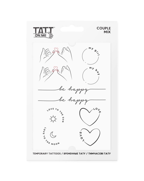 Тату временное TATTon.me Couple mix