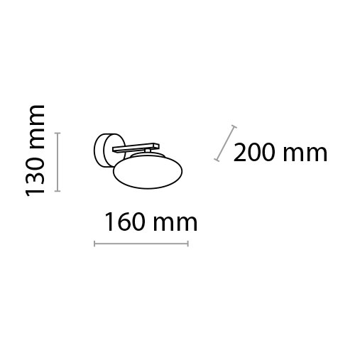 Бра TK Lighting Marika 1x35 Вт G9 белый 3177 