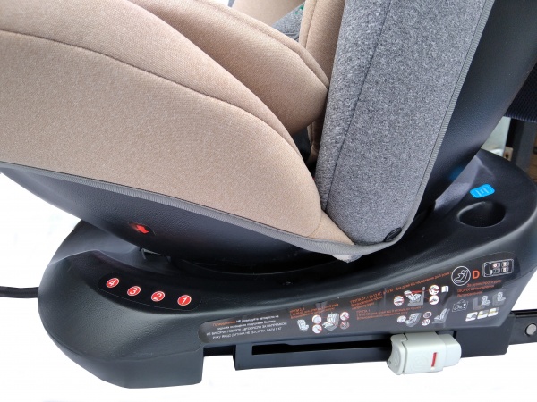 Автокресло BABY CAR SEAТ HB636 Isofix бежево-серый gray
