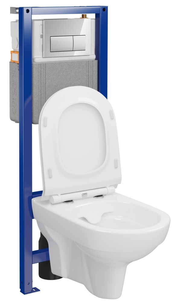 Клавіша для інсталяції Cersanit PRESTO II глянцевий хром K97-517