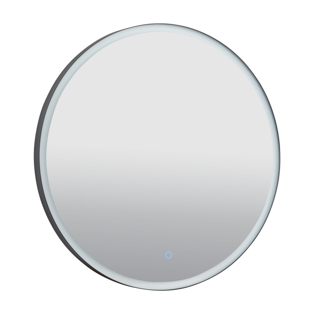 Зеркало со встроенной подсветкой Aqua Rodos Lorenzo black D-70 sensor