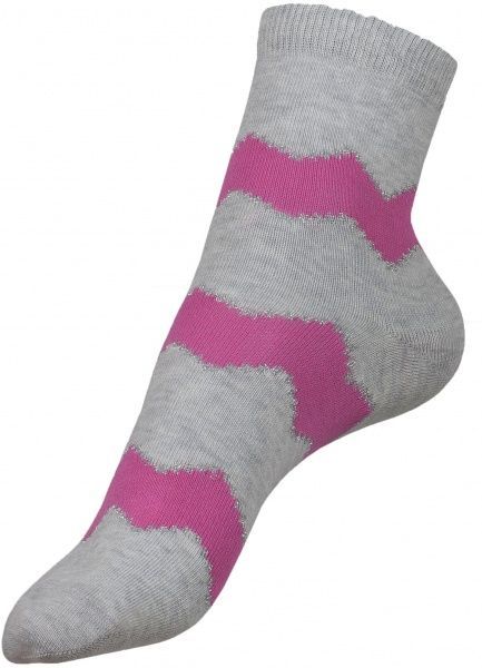 Шкарпетки ESLI CLASSIC 065 (люрекс) р. 23 сіро-рожевий 