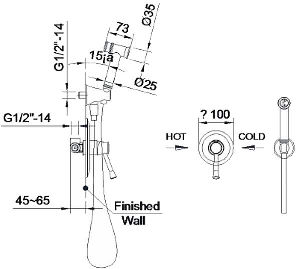 Душовий набір Imprese Podzima Ledove ZMK01170112