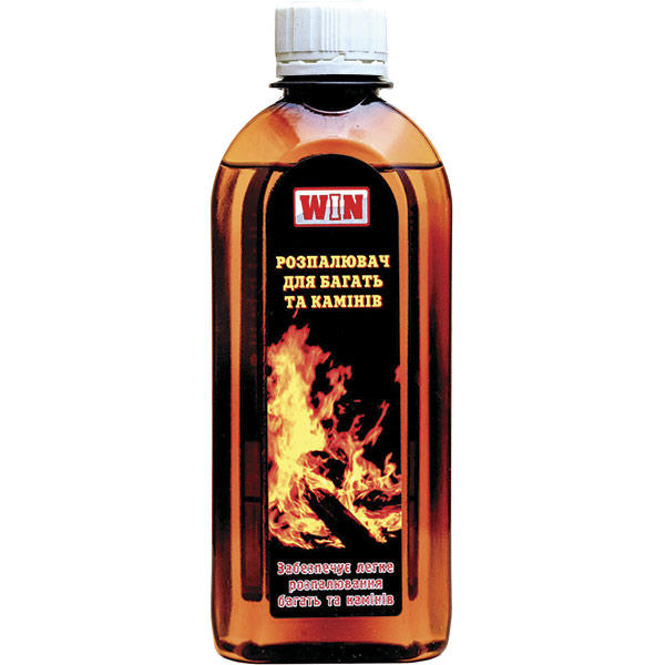 Розпалювач WIN для багать та камінів рідкий 0,5 л