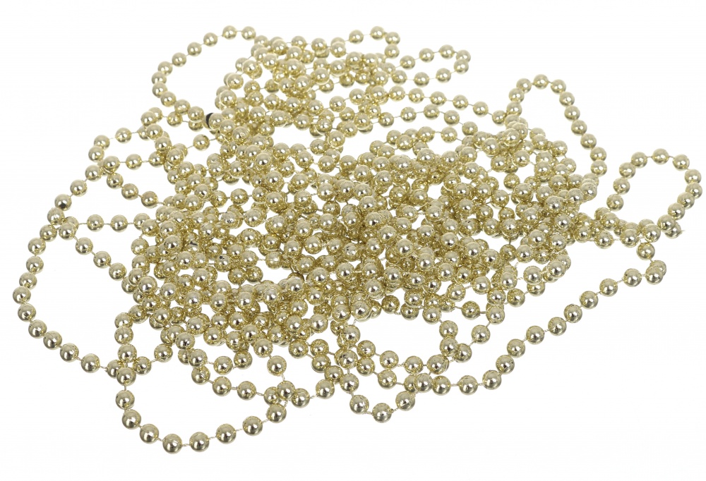 Бусы для елки в тубе в ассортименте EPI-No.17-75-6 6 мм 6 м