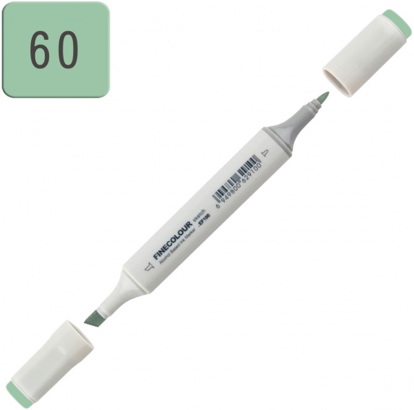 Маркер спиртовий FINECOLOUR Sketch EF100-60 океан зелений 