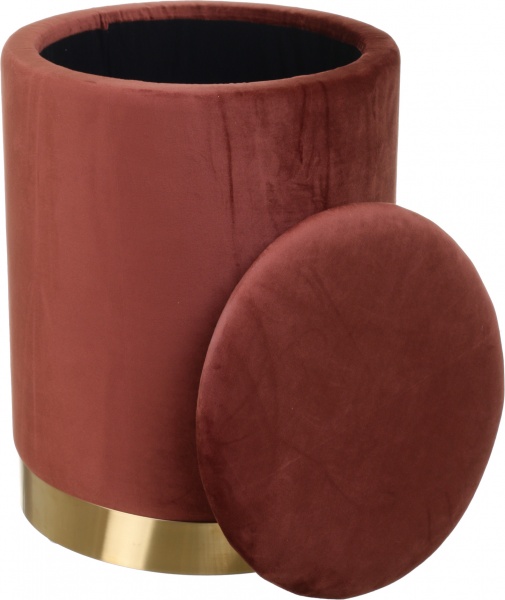 Пуф Мурсия с нишей для хранения 350х460 мм коричневый 