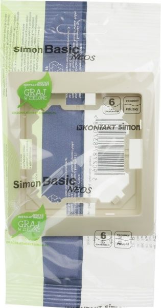 Рамка Simon Basic Neos универсальная кремовый BMRC1/12