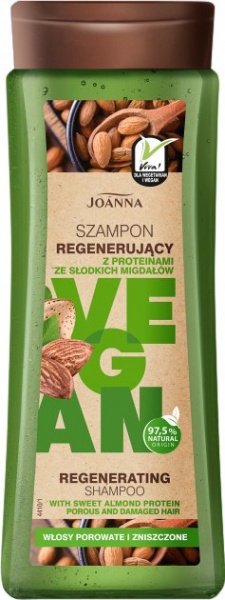 Шампунь Joanna Vegan Протеїн мигдалю 300 мл