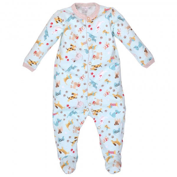 Комбинезон детский для мальчика Татошка р.86 мятный 1506206сбл 