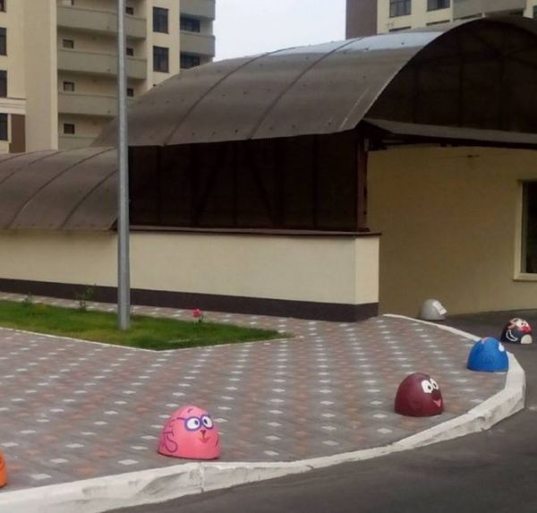 Півкуля антипаркувальна 500x500x250 мм сірий ЕПК МОДЕРН 