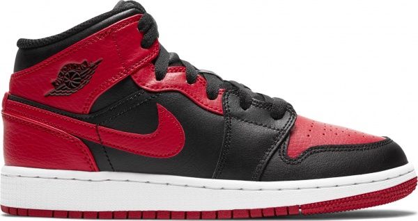 Кроссовки Nike AIR JORDAN 1 MID 554725-074 р.5Y красный