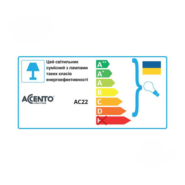 Светильник точечный Accento lighting AC22 MR16 35 Вт G5.3 черный Accento Lighting AC22 чорний
