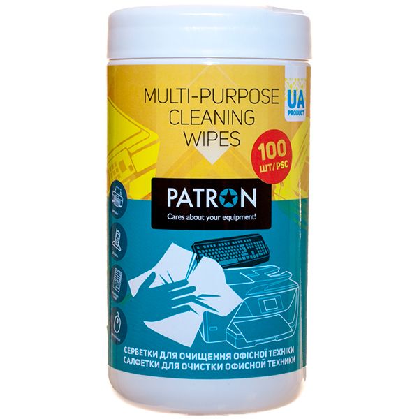 Чистящие салфетки Patron (CS-PN-F3-028) 100шт