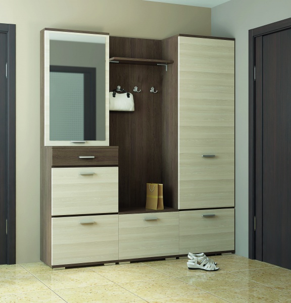 Шафа SOKME 600 Віва ясен шимо темний/ясен шимо світлий 