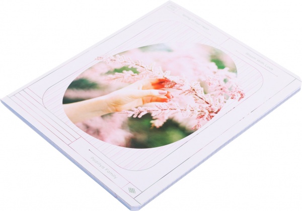 Тетрадь школьная Лайтгрин 60 листов в клеточку