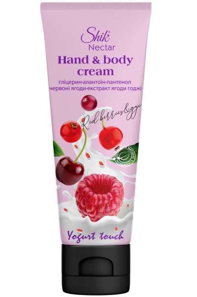Крем для тіла Шик Nectar Yogurt touch Червоні ягоди та екстракт годжі 75 мл