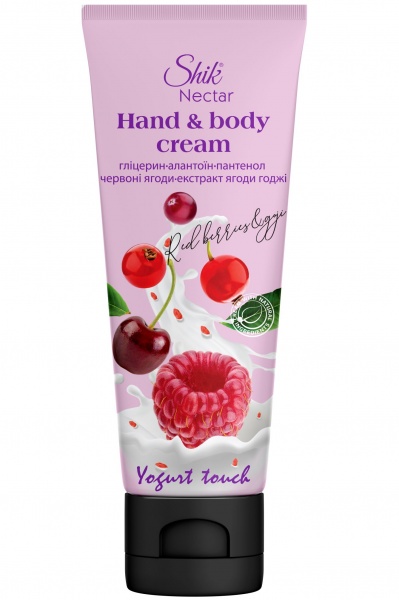 Крем для тела Шик Nectar Yogurt touch Красные ягоды и экстракт годжи 75 мл