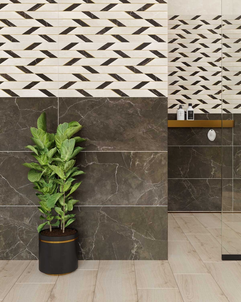 Плитка Cersanit Teneza brown glossy 29,7x60 см