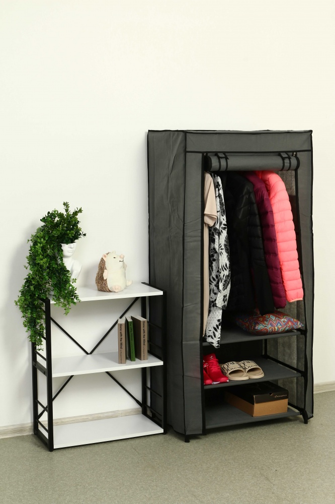 Тканинна шафа Sensio GREY 1480х700х430 мм сірий