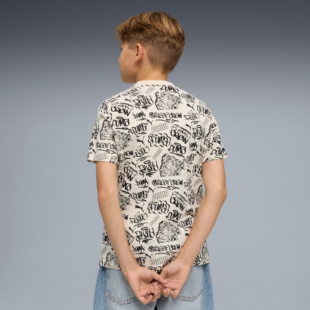 Футболка Puma MID90S AOP Tee B 69174987 р.140 бежевий