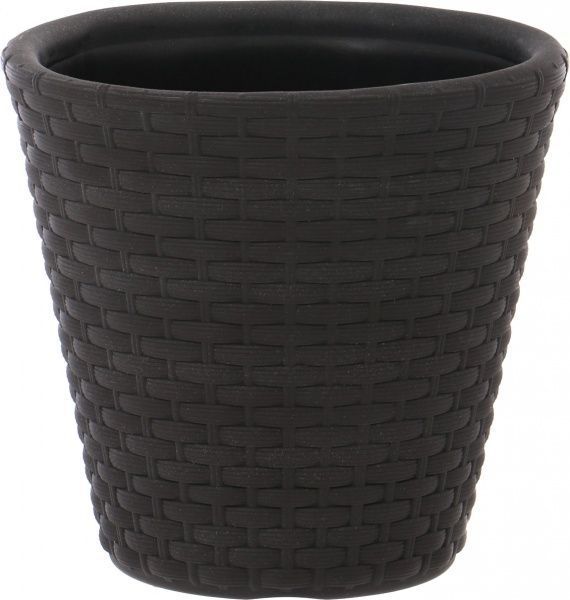 Горщик пластиковий Prosperplast Rato круглий 12л коричневий (71262-440) 