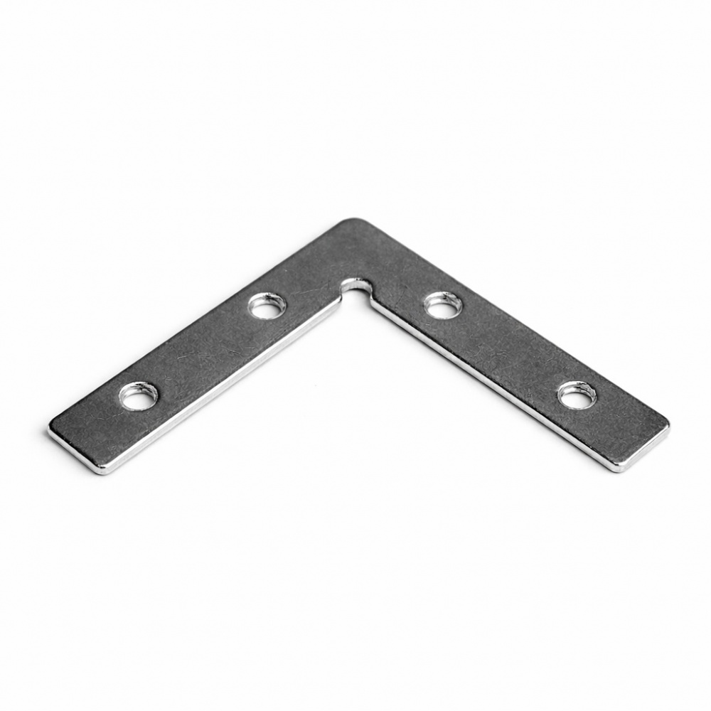 Соединитель горизонтальный угловой 90° LIGHT SET SAPSAN CON-L RM IRON хром