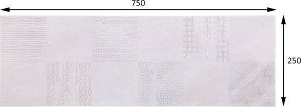 Плитка Атем Greta Pattern 25x75 