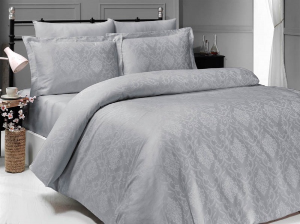 Комплект постельного белья 1,5 серый Domikus 