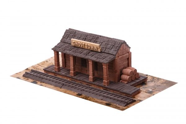 Конструктор Wise Elk Железнодорожная станция. Дикий Запад