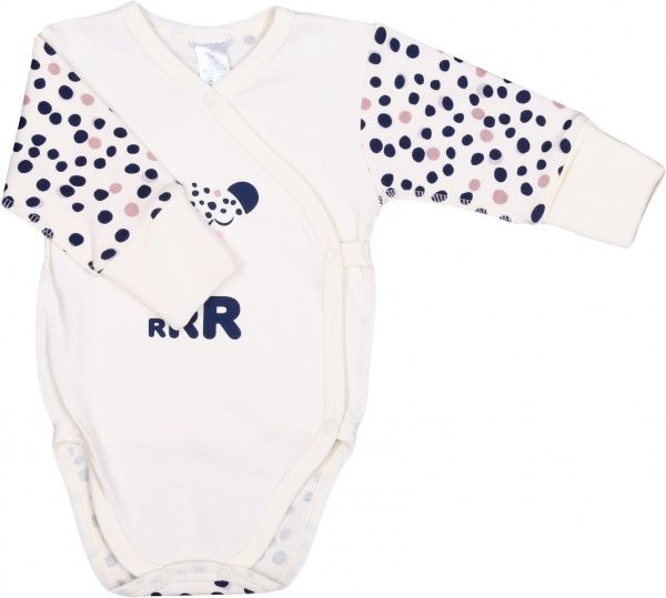 Боди детское для мальчика Baby Veres Leo косая застежка р.62 синий 