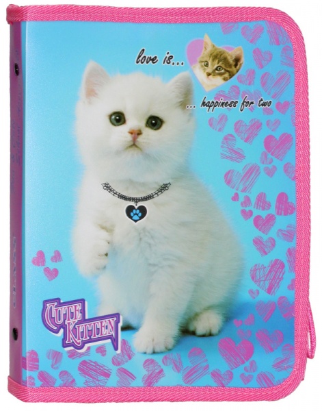 Папка для тетрадей Cute Kitten 5627-21C CLASS