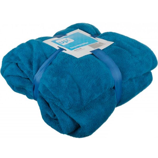 Плед мікрофібра Underprice синій 200x220 см