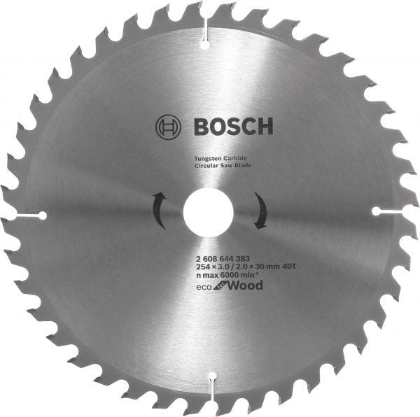 Диск пильный Bosch ECO WO 254x30-40T (2608644383)