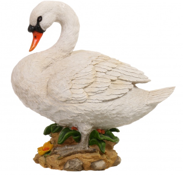 Фигура садовая Лебедь 41x20x41 см MG2659100
