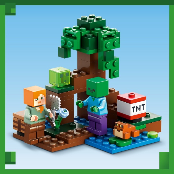 Конструктор LEGO Minecraft Пригоди на болоті 21240
