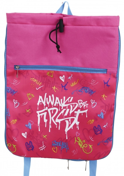 Сумка-мешок Lider Graffiti Всегда первый pink