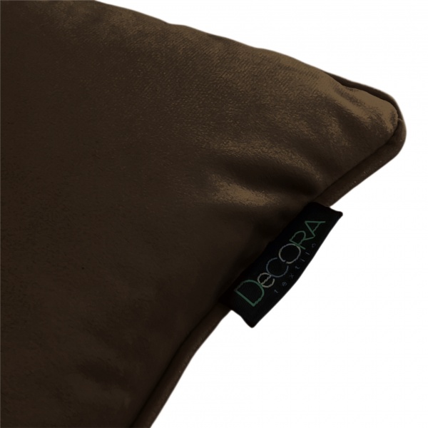 Подушка декоративная VELOUR 30x50 см шоколад Decora textile 