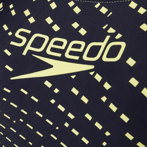 Купальник Speedo MEDLEY LOGO MDLT AF NAVY/GREEN 8-1347406876 р.XS черный