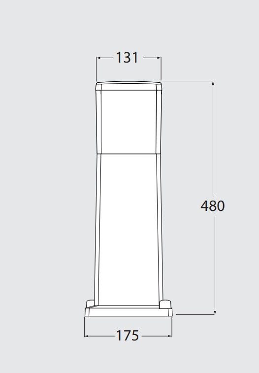 Светильник уличный напольный FUMAGALLI Virgilio 500 Opal E27 8,5 Вт IP55 черный