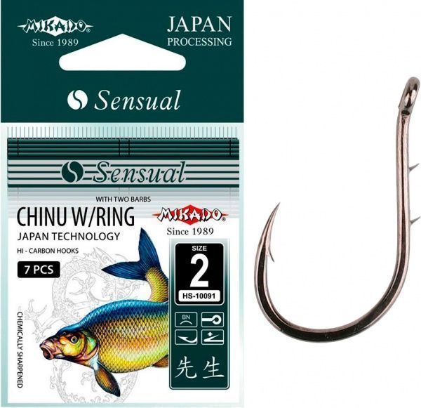 Крючок Mikado black nickel №6 10 шт. Sensual Chinu