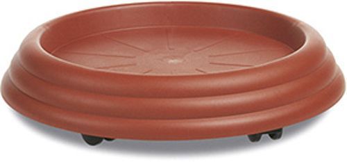 Піддон пластиковий Stefanplast Gervaso круглий (81510) світло-коричневий 