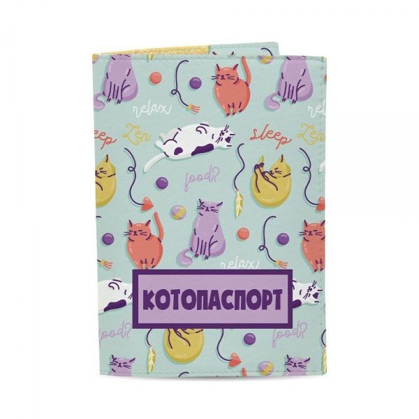 Обкладинка для паспорта Just Cover! Котопаспорт 