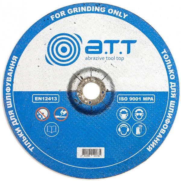 Круг зачисний по металу A.T.T.  230x6,0x22,2 мм 5700018