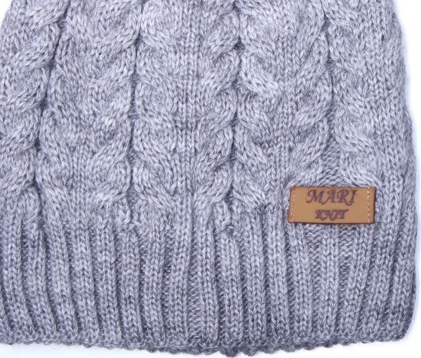 Шапка Mari-Knit 0852 р.52-54 сірий 