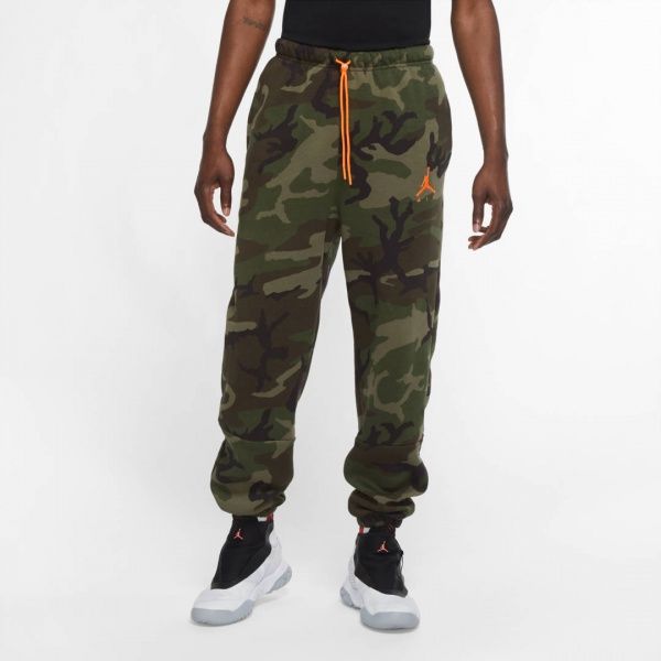 Штани Nike M J JUMPMAN AIR CAMO FLC PANT CT3810-222 р. M коричневий